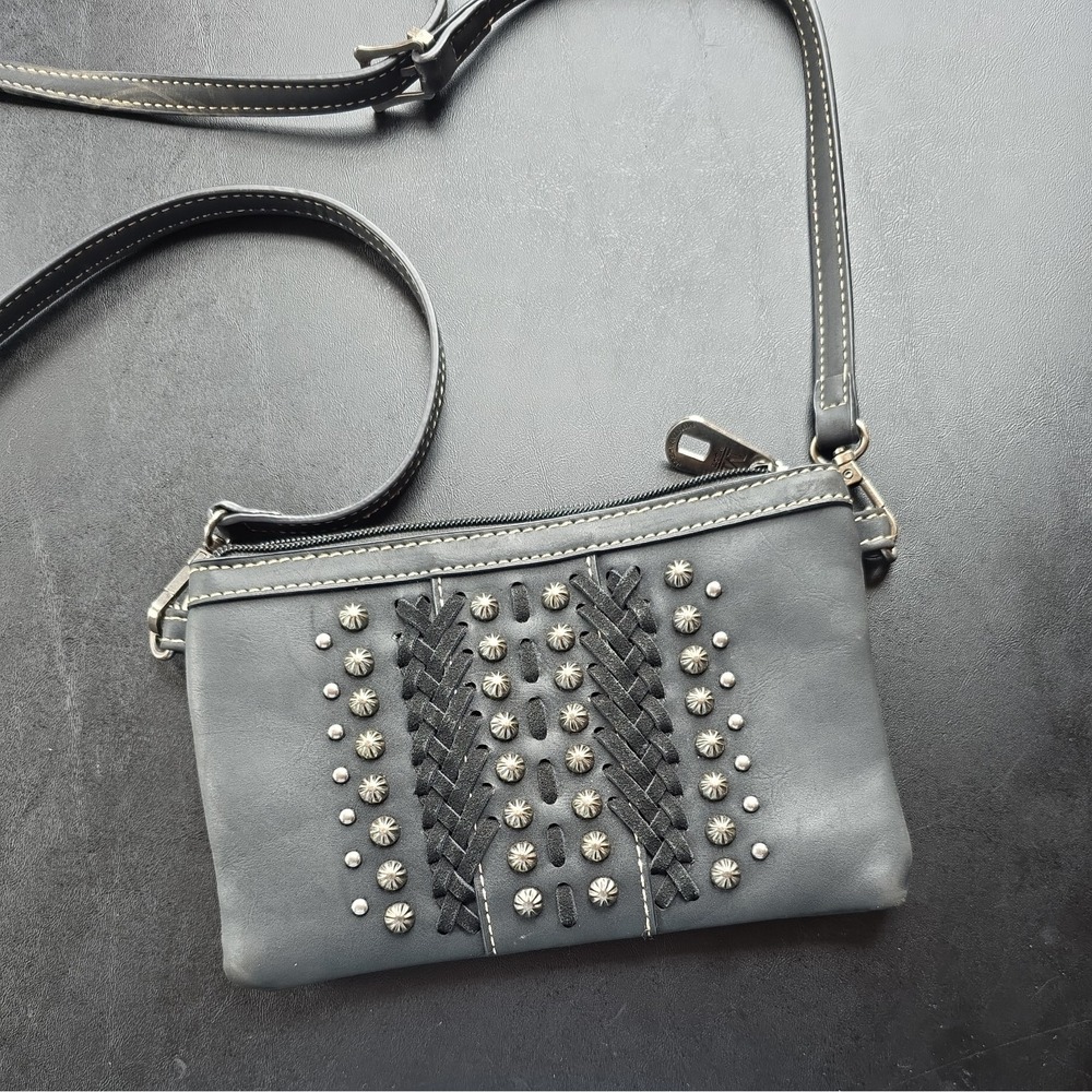 Montana West Black‎ Aztec Arrow Studded Crossbody Bag